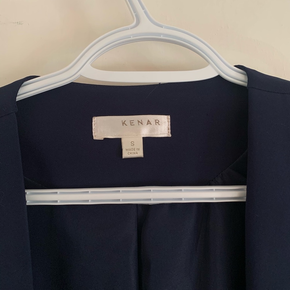 Navy ⚓ Long Vest - Picture 3 of 4